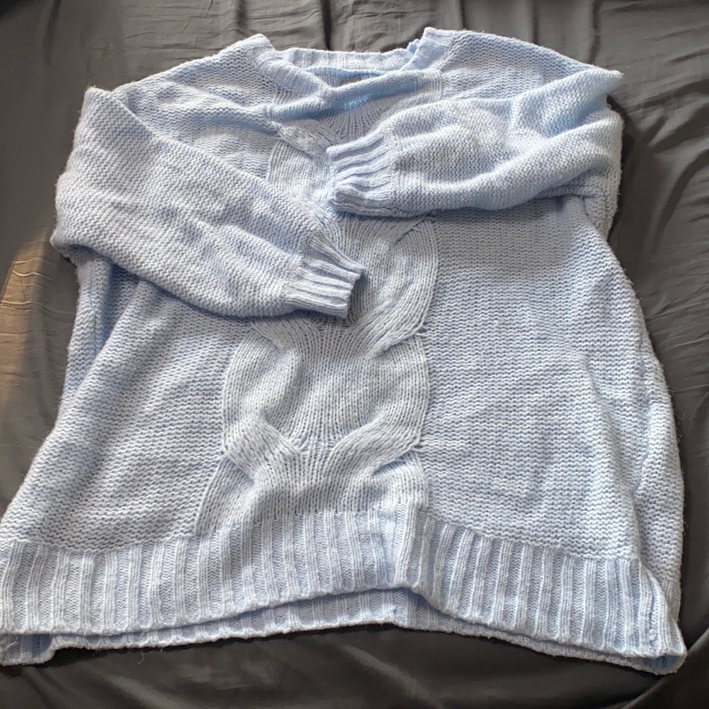 Oversized, Light Blue Aerie Sweater